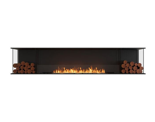 Studio front view of the EcoSmart Fire Flex 104BY.BX2 Bay Fireplace Insert