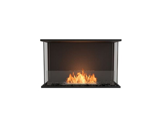 Studio front view of the EcoSmart Fire Flex 32BY Bay Fireplace Insert
