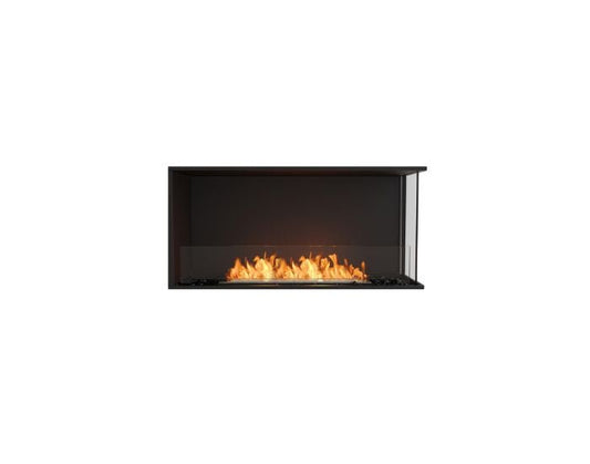 Studio front view of the EcoSmart Fire Flex 42RC Right Corner Fireplace Insert