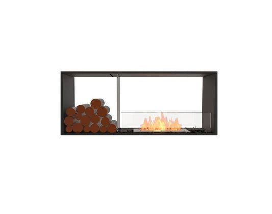 Studio front view of the EcoSmart Fire Flex 50DB.BX1 Double Sided Fireplace Insert