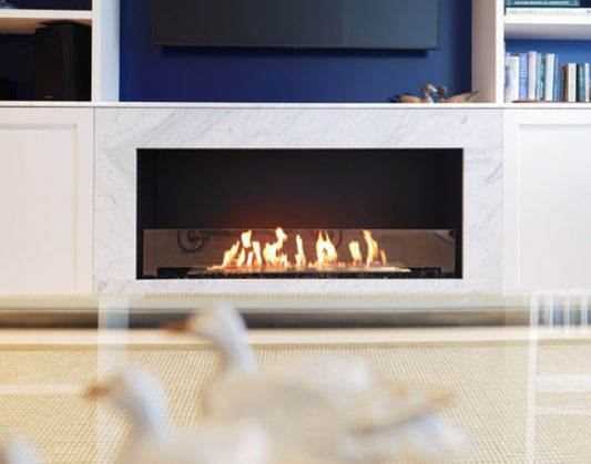 Up close view of the EcoSmart Fire Flex 50SS Single Sided Fireplace Insert