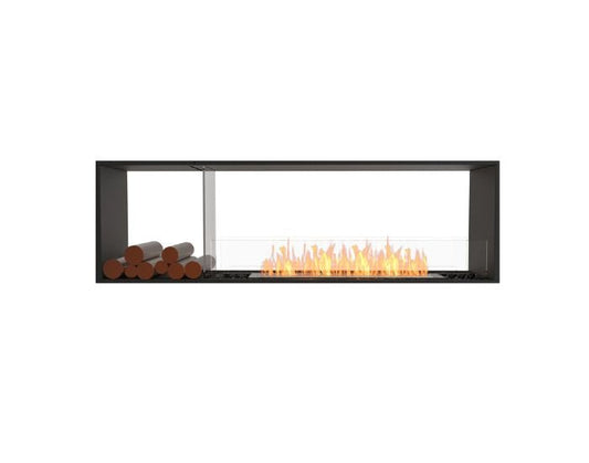 Studio front view of the EcoSmart Fire Flex 68DB.BX1 Double Sided Fireplace Insert