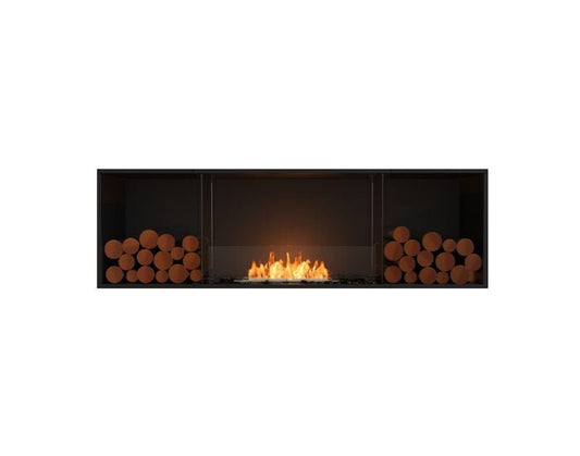 Studio front view of the EcoSmart Fire Flex 68SS.BX2 Single Sided Fireplace Insert
