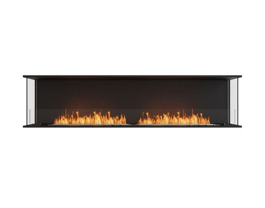 Studio front view of the EcoSmart Fire Flex 86BY Bay Fireplace Insert