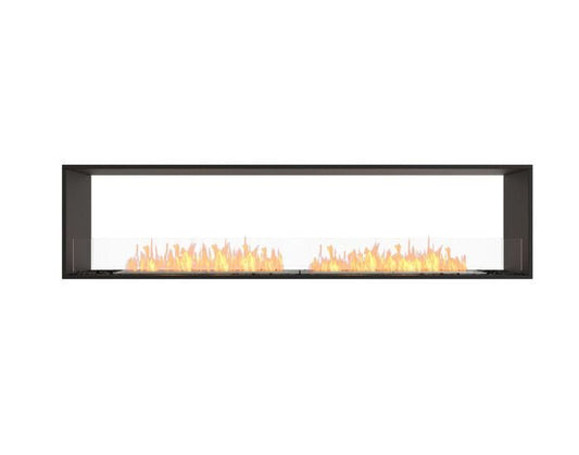 Studio front view of the EcoSmart Fire Flex 86DB Double Sided Fireplace Insert