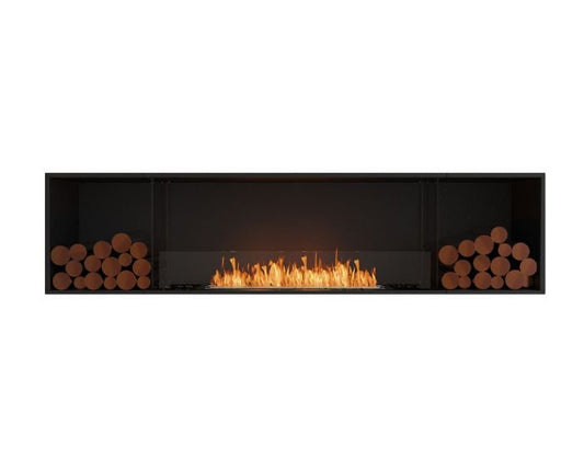 Studio front view of the EcoSmart Fire Flex 86SS.BX2 Single Sided Fireplace Insert