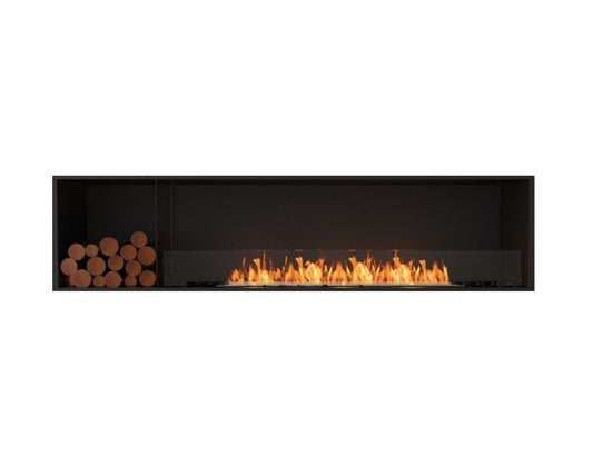 Studio front view of the EcoSmart Fire Flex 86SS.BXL Single Sided Fireplace Insert